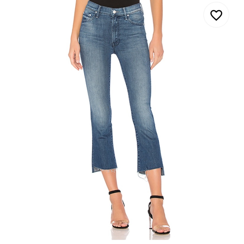 Mother Insider Crop Step Fray in Crack the Whip